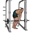 Row - Smith Machine Bent Knee Single Arm